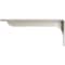 Ekena Millwork Embrey Steel Bracket, Stainless Steel 2"W x 16"D x 6 1/2"H BKTM02X16X06EBSS - alternate 3